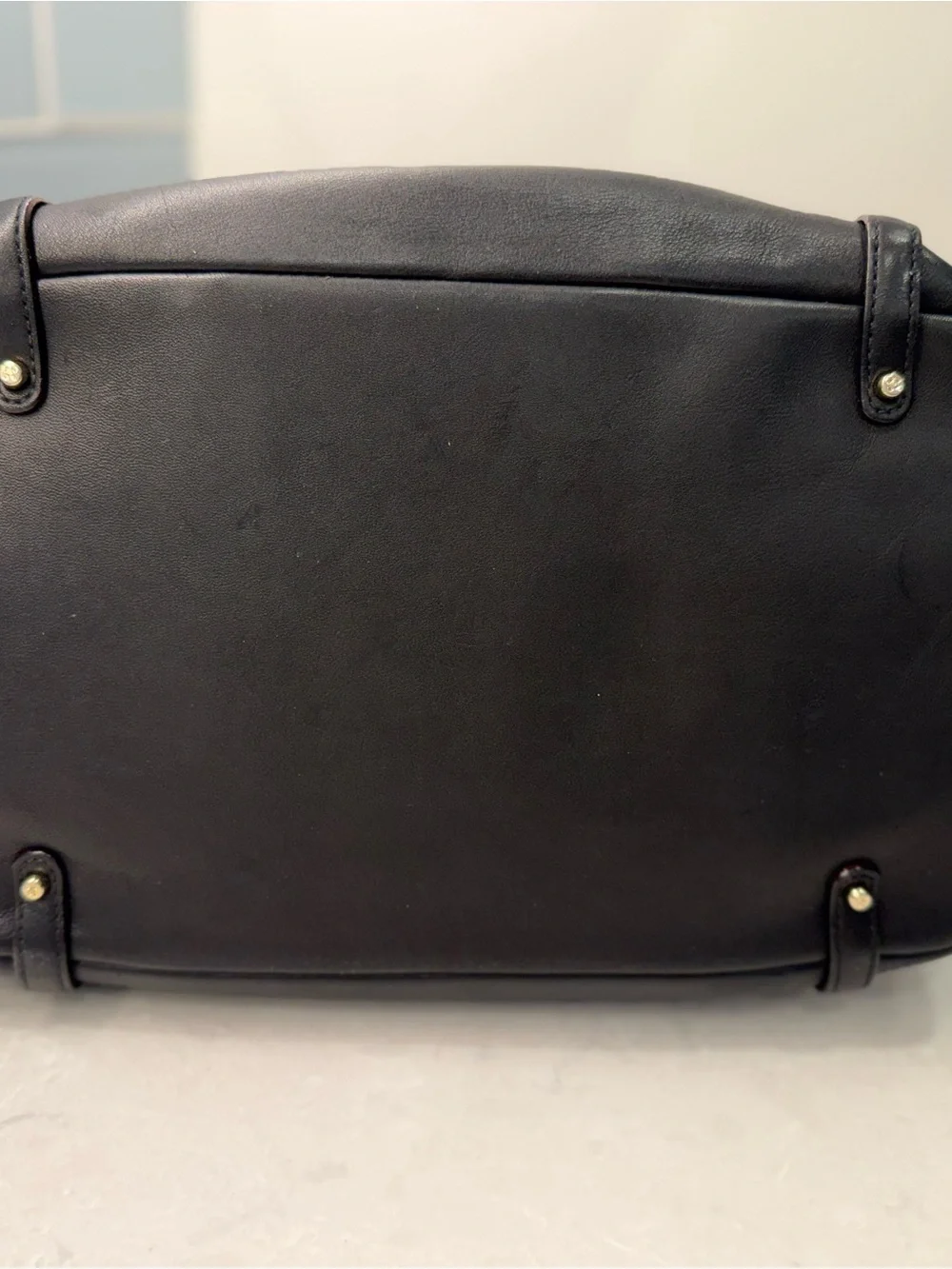Kate Spade Clementine Park Slope PXRU1110 Black Leather Tote Shoulder Bag